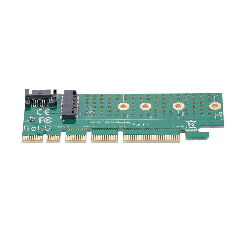 M.2 To SATA PCI-E KEY B SSD Adapter Converter Card PCI