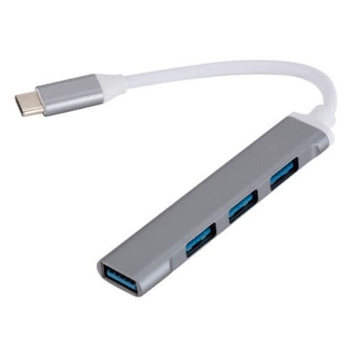 Type C To 4 Port Usb 3.0 Hub for laptops, desktops  and phones