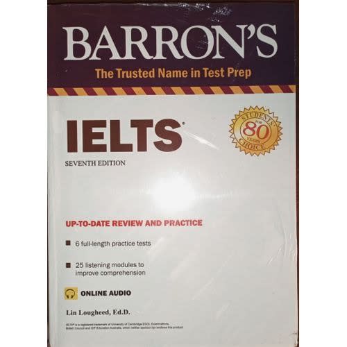 Barron's IELTS With Mp3 CD - Latest 7th Edition