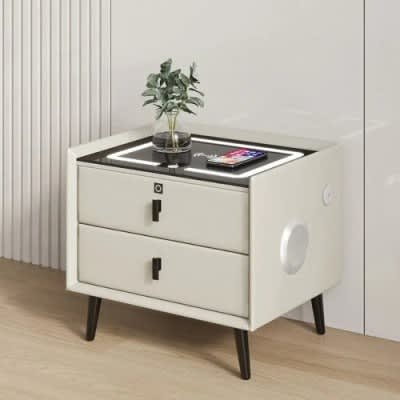 Smart Bedside Table With Drawers