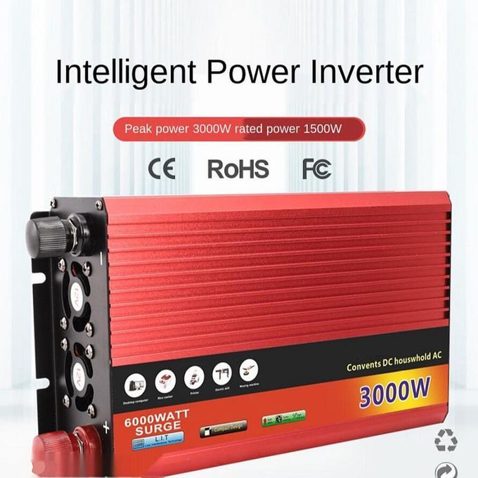3500 Watt Pure Sine Wave Power Inverter DC 12V 24V To AC 220V For Car