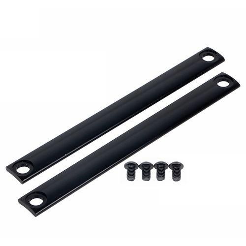 Motorcycle Black Fork Panel Accent Strips Molding Trim For