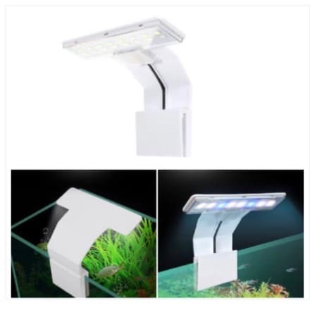 Aquarium Light - Hangable On Glass - Fix White Color
