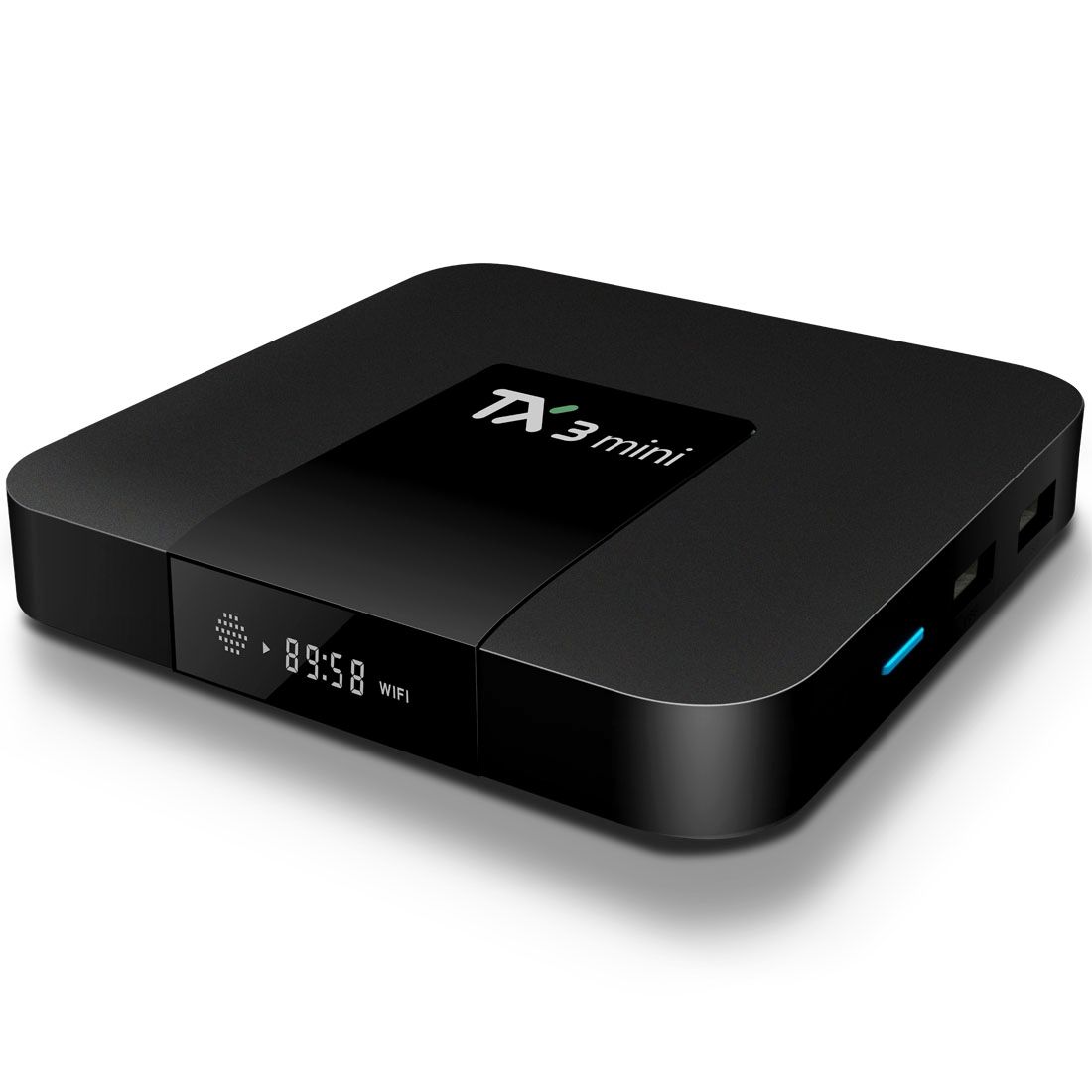 TX3 Mini 4K*2K Display HD Smart TV BOX Player With Remote Controller, Android 7.1 OS Amlogic S905W Up To 2.0 GHz, Quad Core ARM Cortex-A53, RAM: 2GB DDR3, ROM: 16GB, Supports WiFi & TF & AV In & DC In(Black)