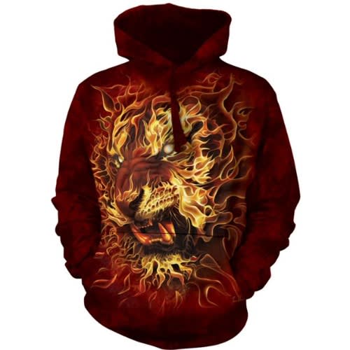 Fire Tiger Hoodie