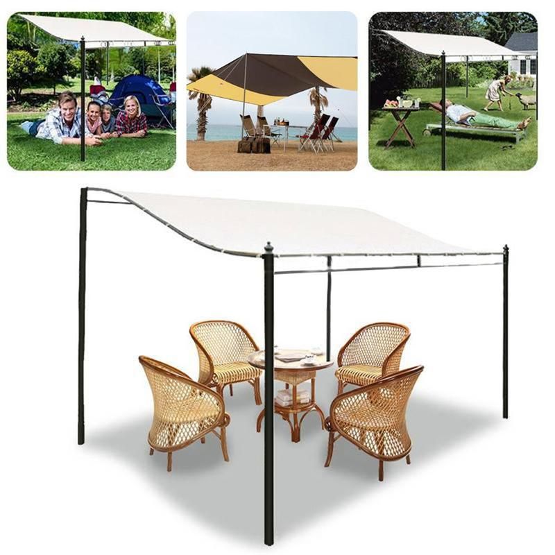 Sunshade Protection Sunshade Camping Waterproof Garden Patio Sunshade Cloth Tent Ceiling Cover 3x3 3x2 6 2.5X2. 6 Meters