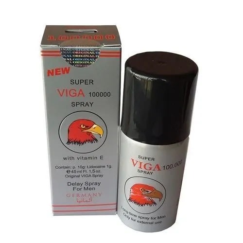 Super Viga 100,000 Delay Ejaculation Spray For Men With Vitamin E - 45ml
