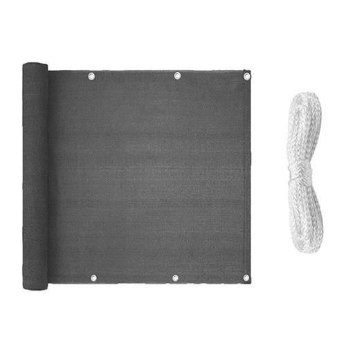 Grey Stripe Balcony Shading Net Outdoor Wind Shield And Anti Aging Tools Porch Fence Privacy Screen Cover High Quality