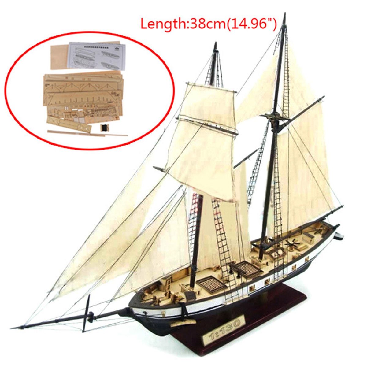 DIY Craft Building Kits Ship Model For Wooden Sailing Boat