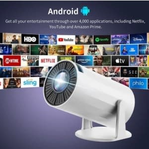 Wifi Mini Android 11.0 Video Movie Projector For Home Theater