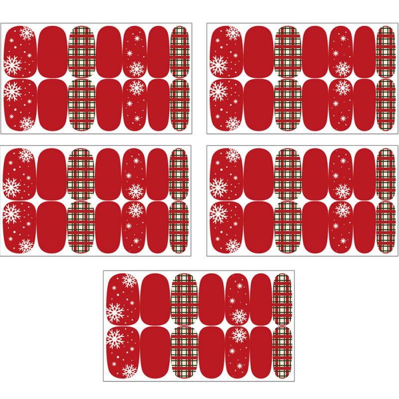 MA Christmas Emotional Nail Sticker 14p, 5ea, TYPE8
