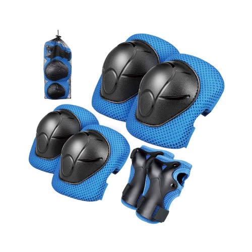 Knee Pads For Kids Protective Gear - 6 In 1 Set