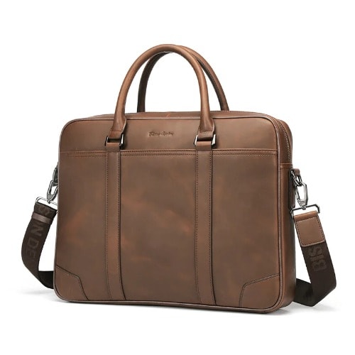 100 Genuine Leather Briefcase