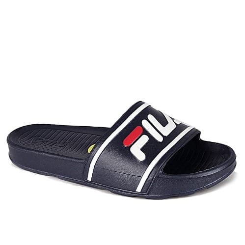 Men's Top-logo Rubber Slides