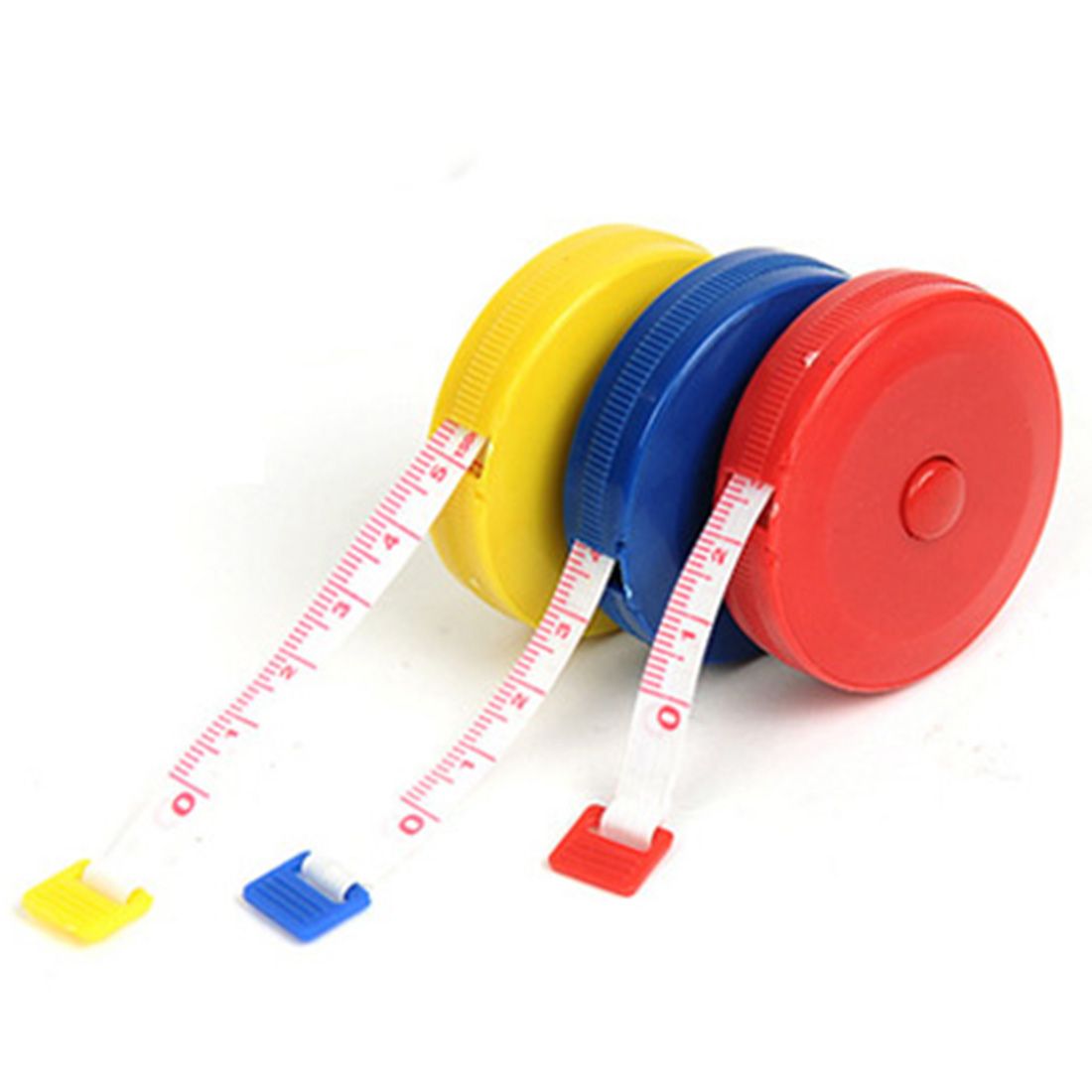 Mini Round Shape Sewing Tailor Dieting Cloth Measuring Rule