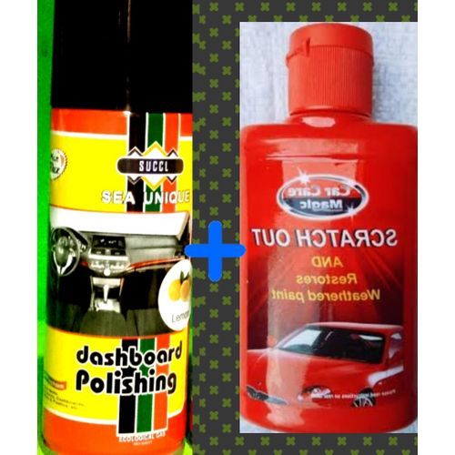 Car Care Restoration Scratch Out Remover & Magic Dashboard Polish
