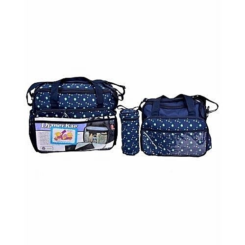 3 Piece Diaper Bag Set - Blue