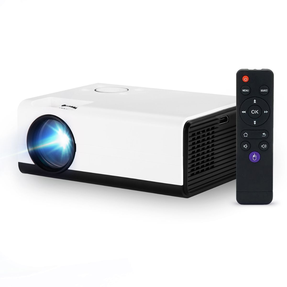 1080P Smart Projector 2.4G WiFi 2200 Lumens Multimedia