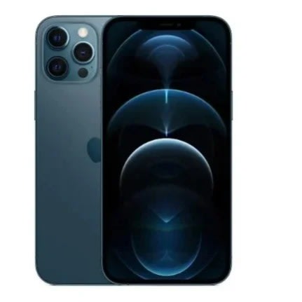 iPhone 12 Pro Max - 6.7"- 256GB ROM - 6GB RAM- Single Sim - 3687mah- Blue-Renewed