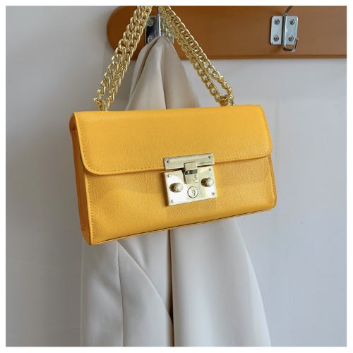 Ladies Handbag - 8X7X13cm - Yellow