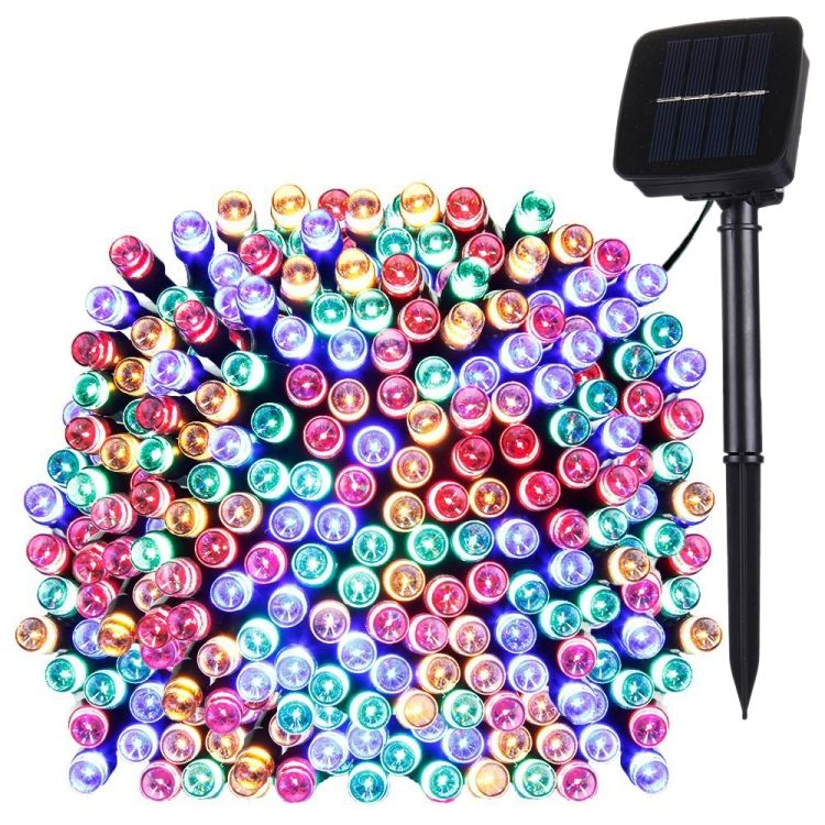 7m 100 LEDs Waterproof Solar Panel Fairy Lamp String Light