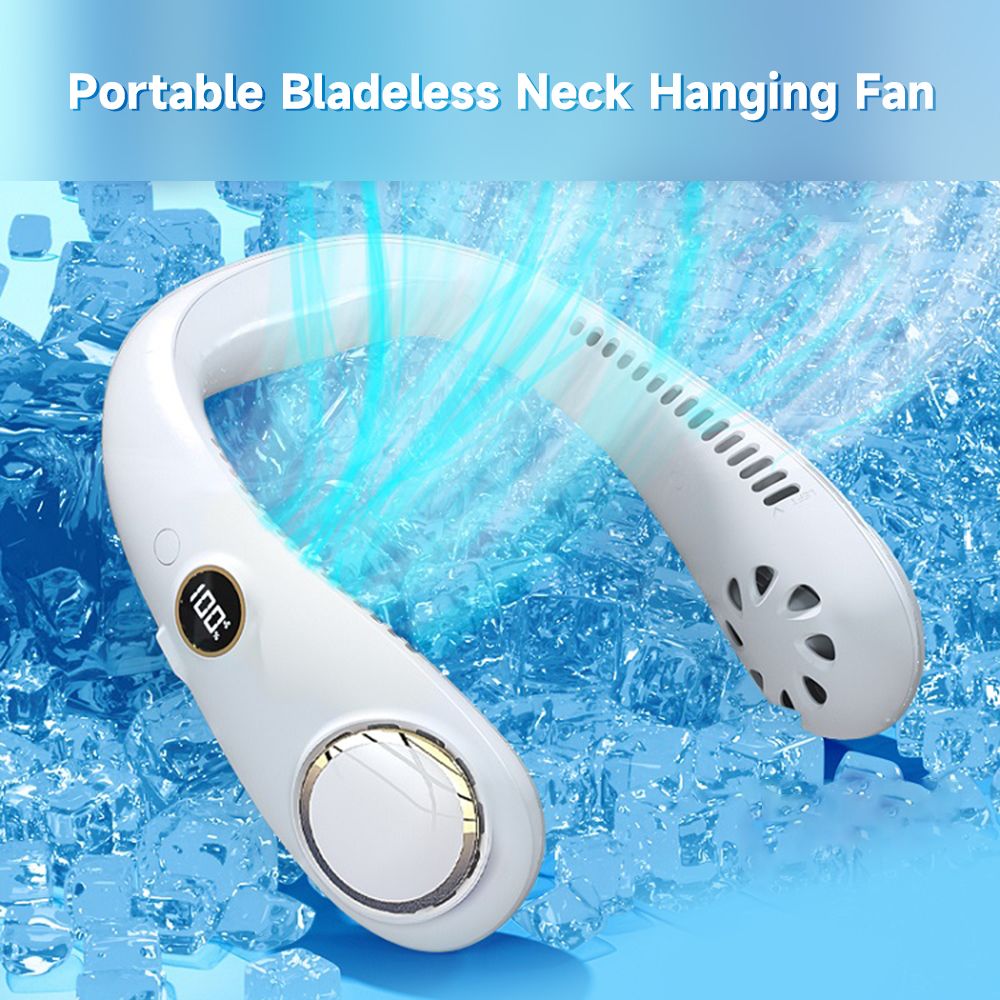 Neck Fan Rechargeable Hanging Portable Bladeless Adjustable