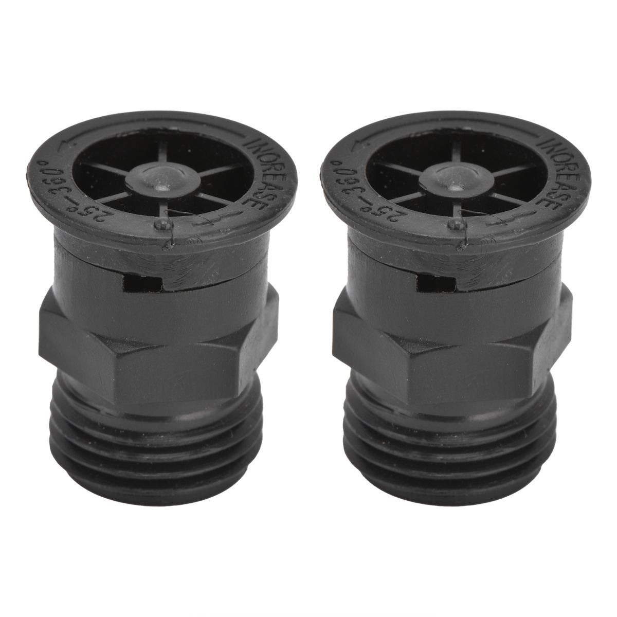 2Pcs Sprinkler Nozzle G1/2 External Thread Plastic
