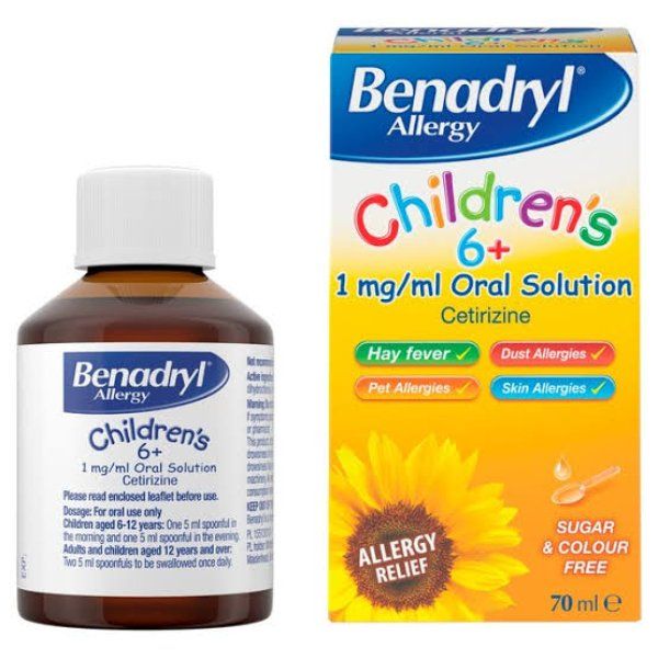 Allergy Oral Solution For Children - 6+yrs- 70ml