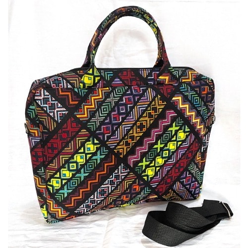 Colorful Material 15" Ankara Laptop Bag
