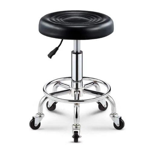 Round Bar Stool - Black