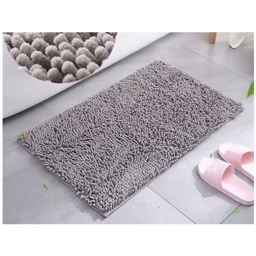 Shaggy Foot Mat - Grey