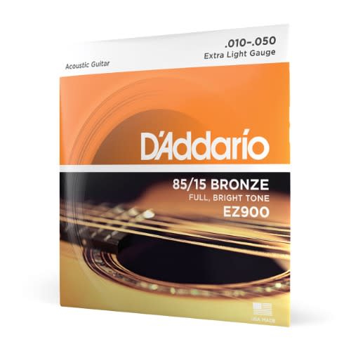 EZ900 85/15 Bronze 10-50 Acoustic Guitar Strings With Extra Light