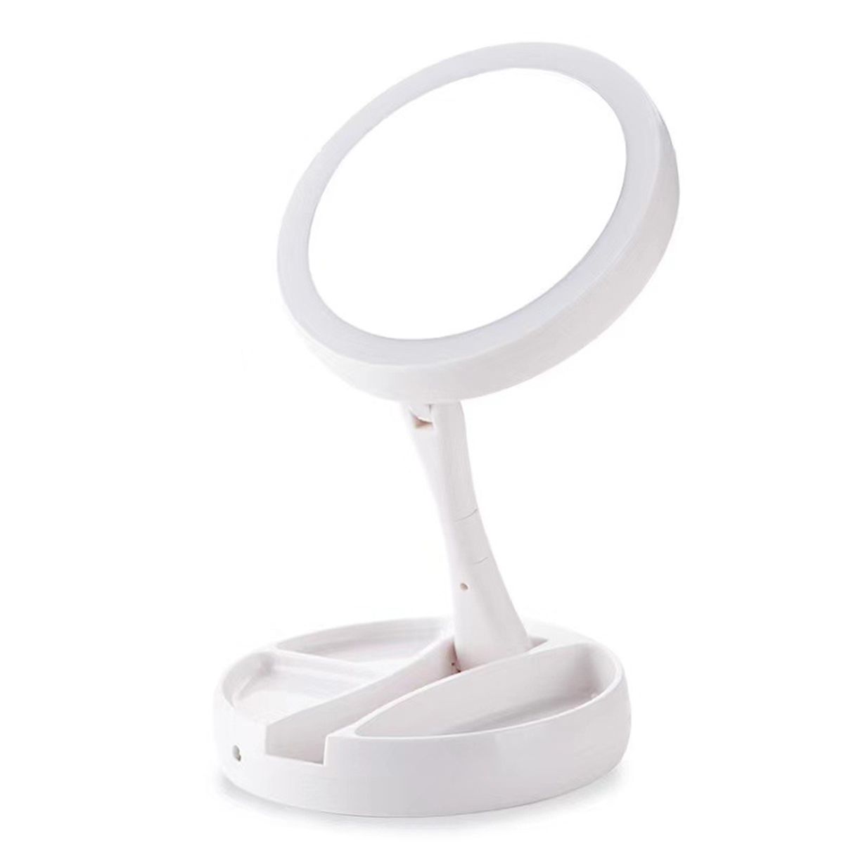 Double-sided Makeup Mirror Natural Light 10X Magnifying