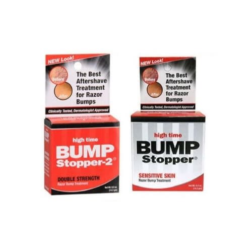 High Time Bump Stopper Sensitive Skin & Double Strength Razor Bump Treatment