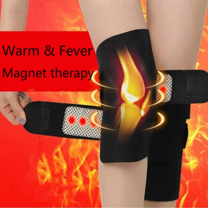 1 Pair Tourmaline Self-heating Knee Protector Magnetic Ther