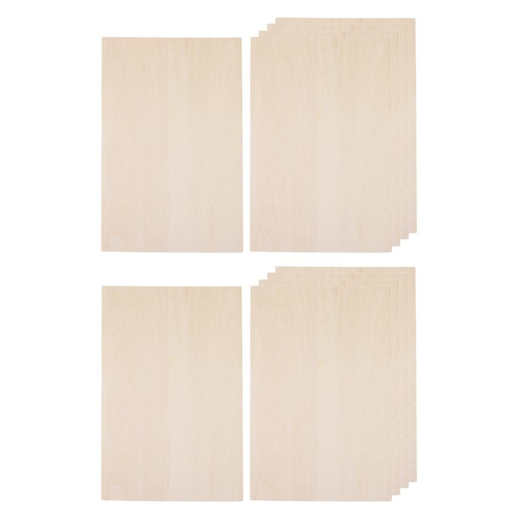 20Pcs Balsa Wood Sheets Woodworking For DIY Table