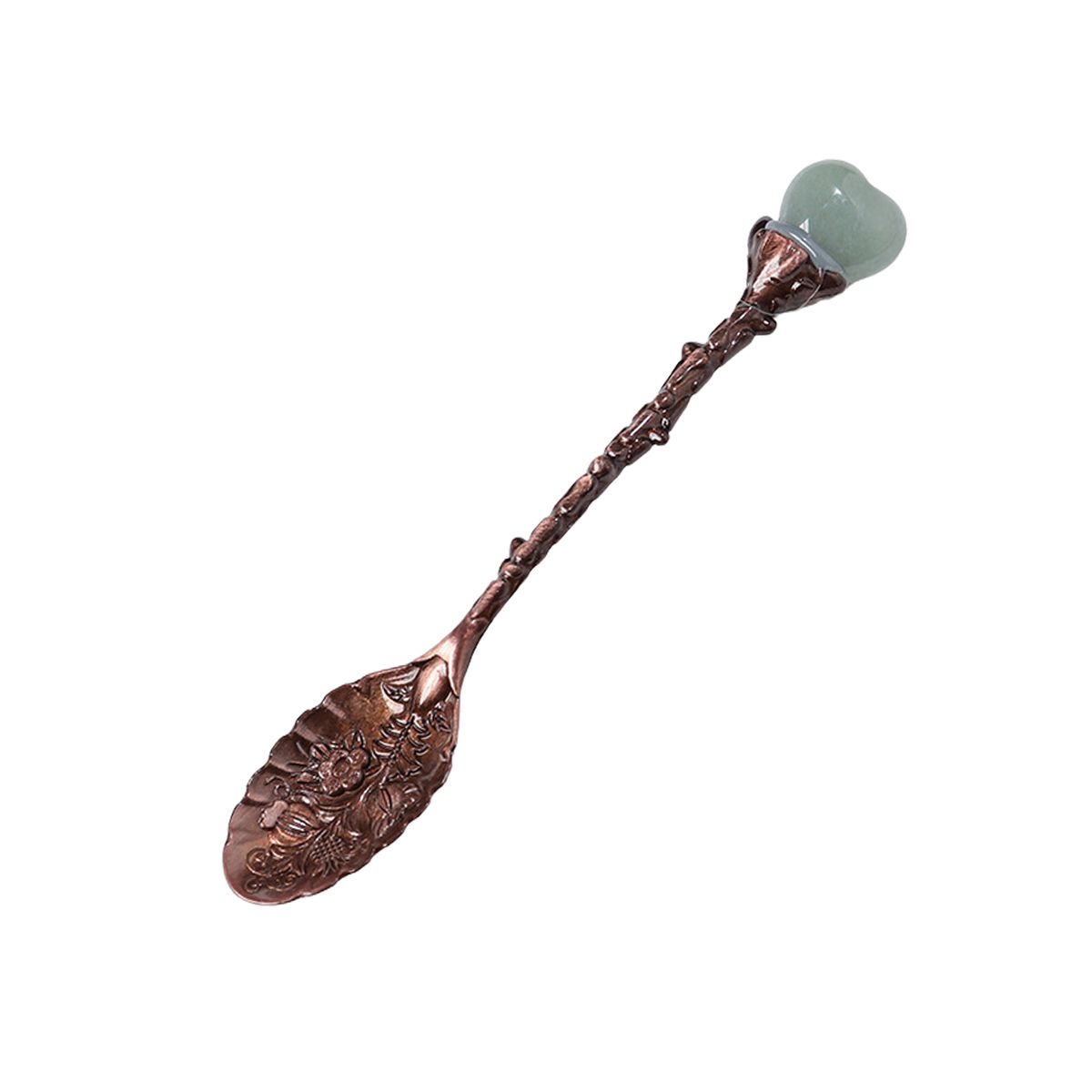 Retro-style Small Spoon Natural Crystal Stirring Spoon For