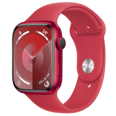Watch Series 9 Gps 45mm Red Aluminum Case With Red Sport Band S/m