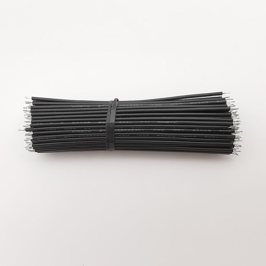 100Pcs Breadboard Cable Wire 24AWG Tin-Plated Solder Cable