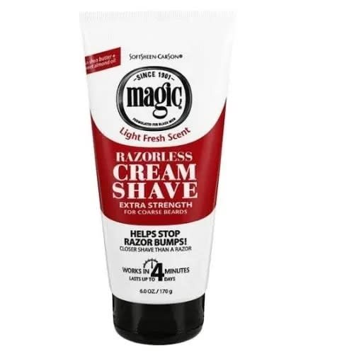 Magic Shave Hair Removal Cream for Men  - 6 oz