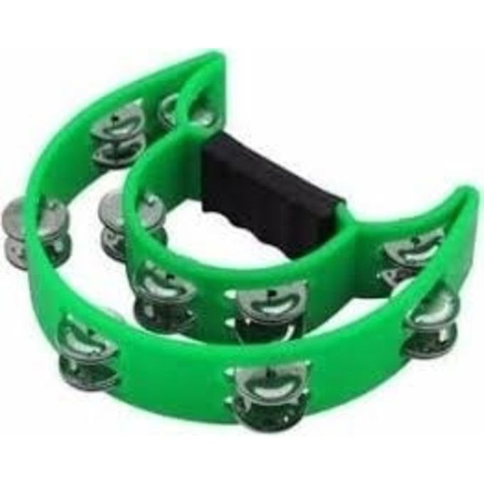 High Standard Double Layer Green Tambourine.