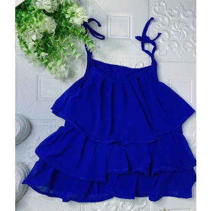 Three Step Royal Blue Dress
