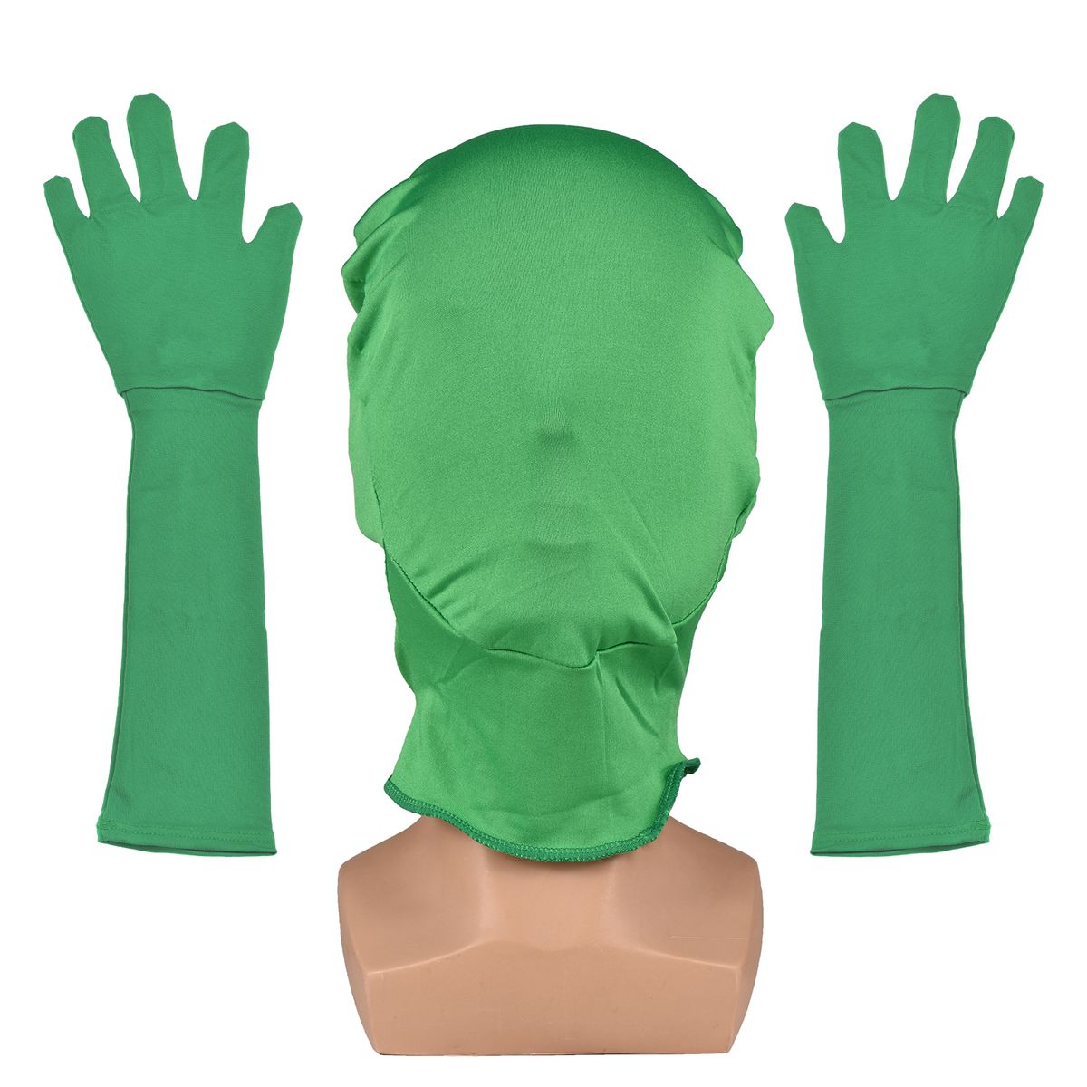 Green Chroma Key Mask  Chromakey Hood Glove Invisible