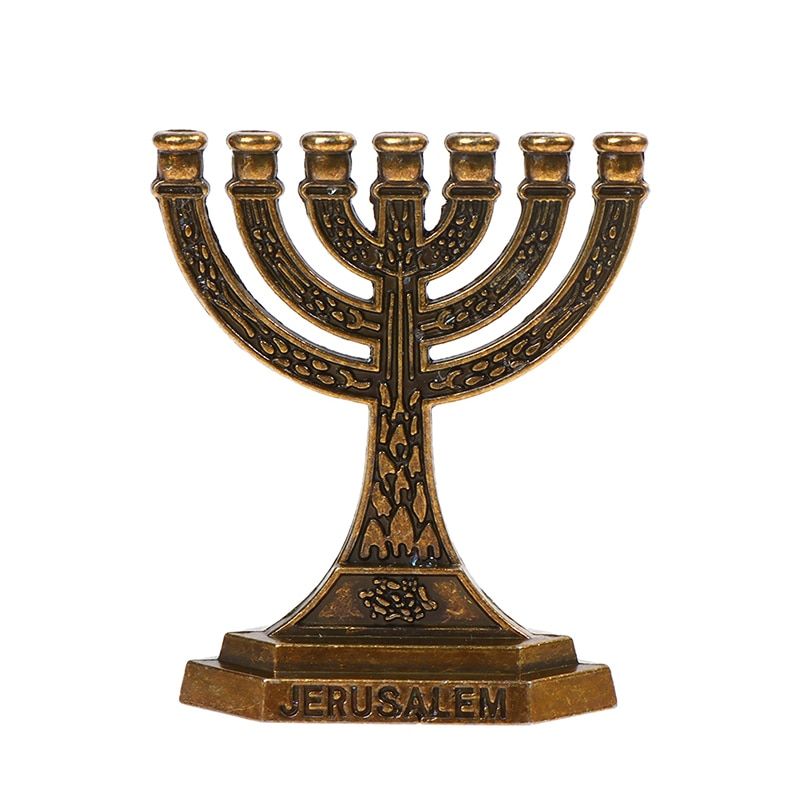 7 Branch Candle Holder Jewish Menorah Candle-holder