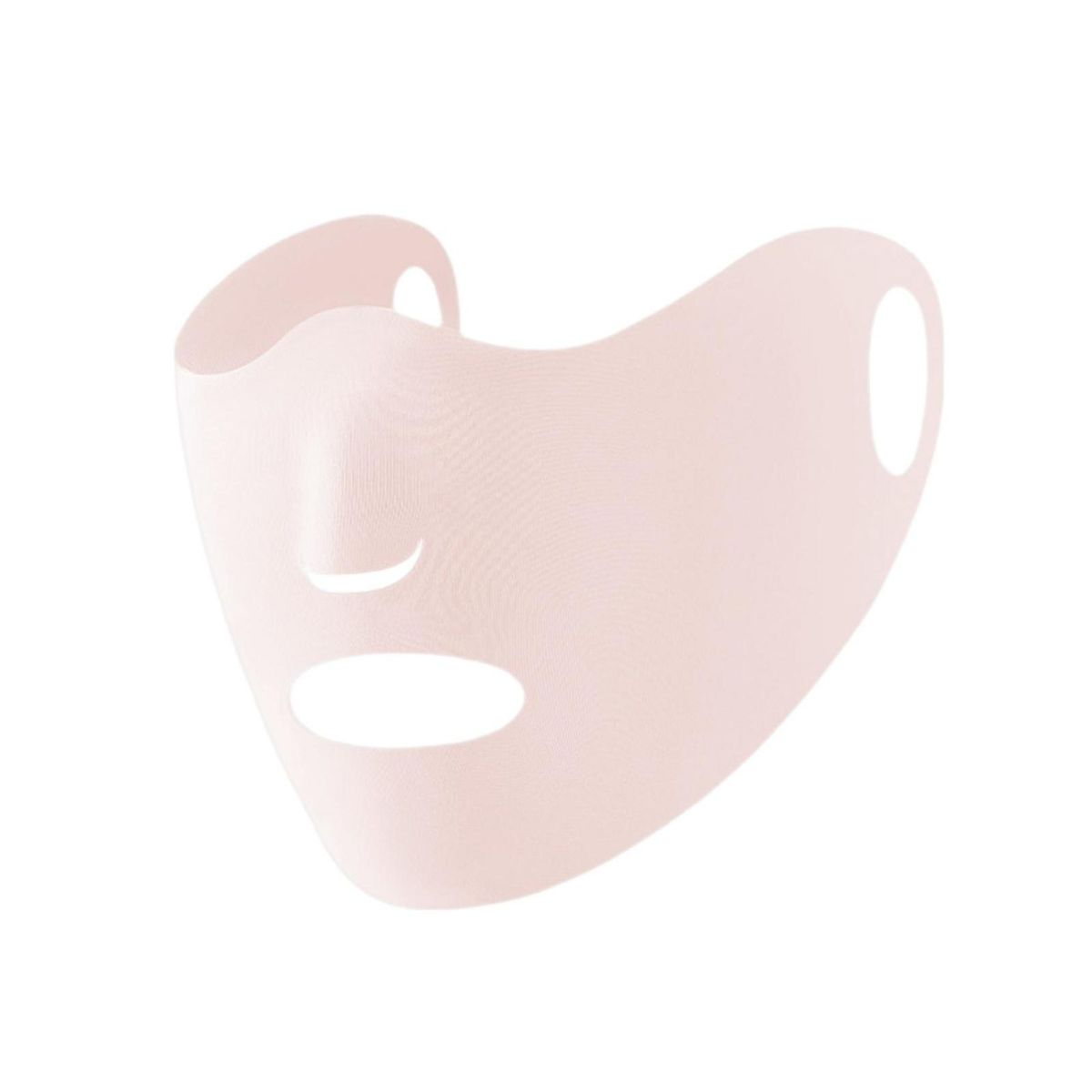 Earhook Type Thin Solid Color Face Guard Women Double-Pink