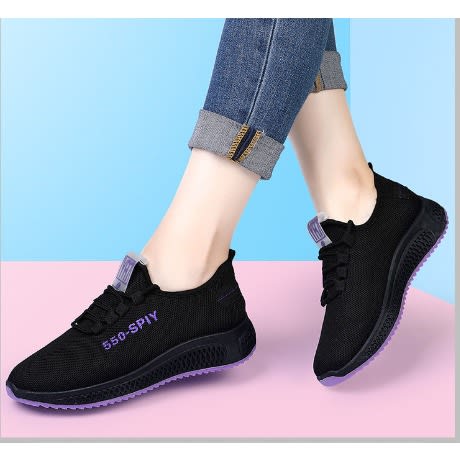 Women's Lightweight Canvas - Black And Purple