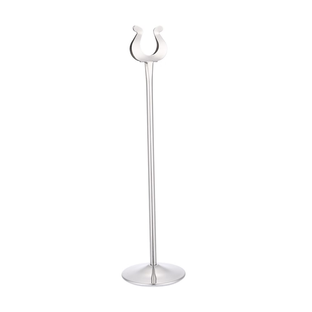 8"/12" Stainless Steel U Shaped Table Number Place Card Holder