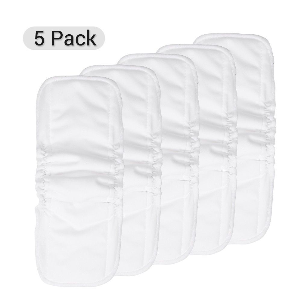 Washable Diaper Pad Pack Of 5 Bamboo Cotton Changing Pads