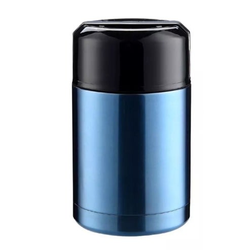 304 Insulated Food Flask - Blue