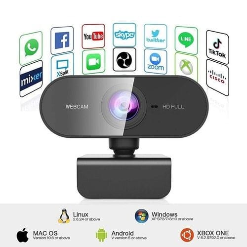 C1 Webcam With Microphone Hd 1080p Streaming Webcam